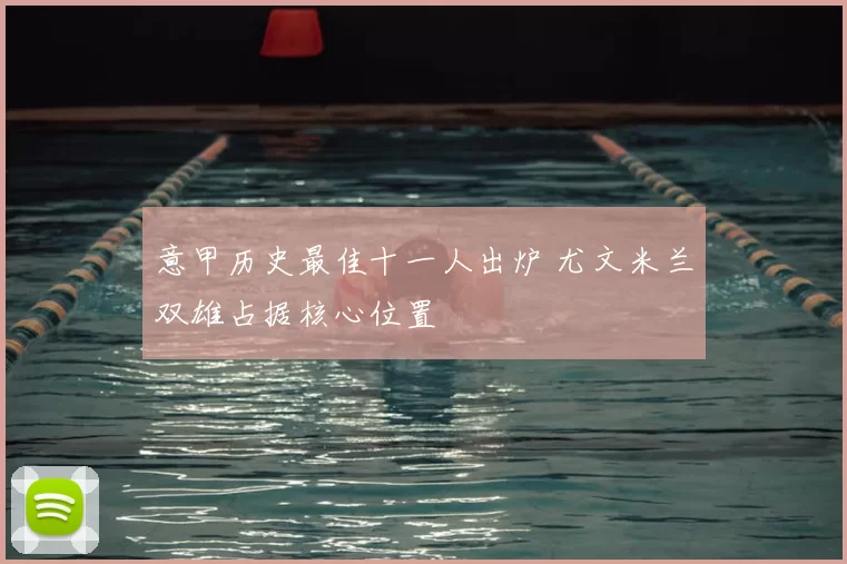 意甲历史最佳十一人出炉 尤文米兰双雄占据核心位置