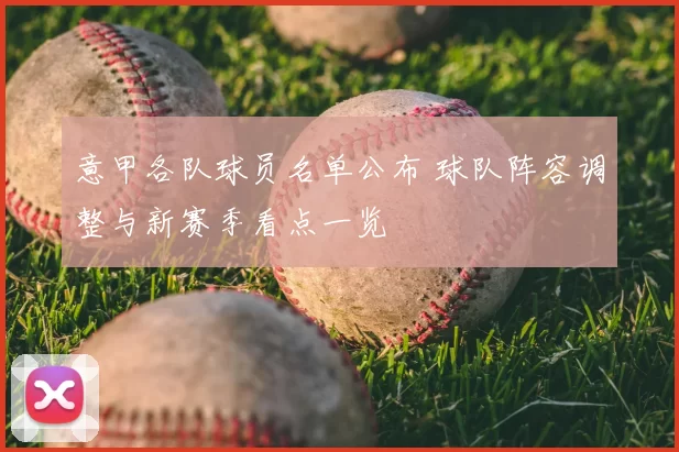 意甲各队球员名单公布 球队阵容调整与新赛季看点一览